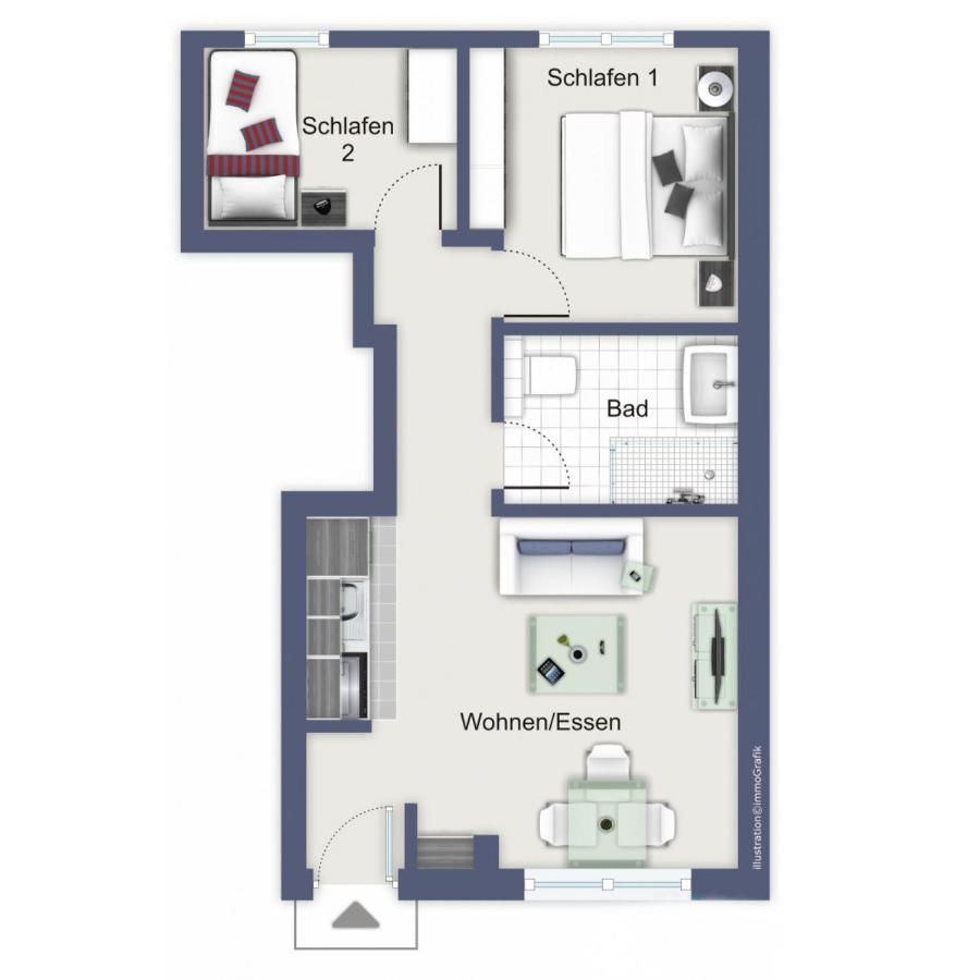Auf Den Hoefen Wohnung 02 Кюлунгсборн Экстерьер фото